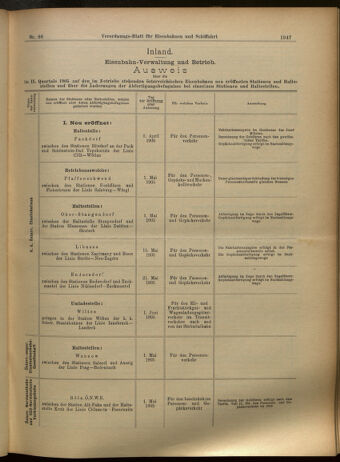 Verordnungs-Blatt für Eisenbahnen und Schiffahrt: Veröffentlichungen in Tarif- und Transport-Angelegenheiten 19050727 Seite: 3