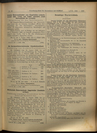 Verordnungs-Blatt für Eisenbahnen und Schiffahrt: Veröffentlichungen in Tarif- und Transport-Angelegenheiten 19050801 Seite: 13