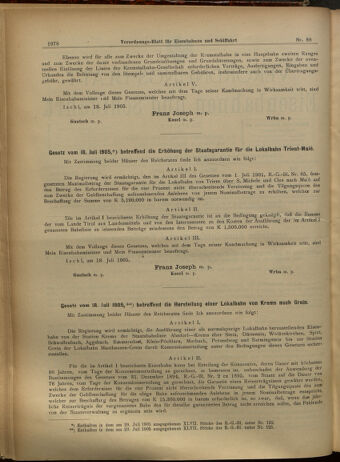 Verordnungs-Blatt für Eisenbahnen und Schiffahrt: Veröffentlichungen in Tarif- und Transport-Angelegenheiten 19050801 Seite: 2