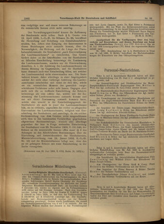 Verordnungs-Blatt für Eisenbahnen und Schiffahrt: Veröffentlichungen in Tarif- und Transport-Angelegenheiten 19050801 Seite: 6