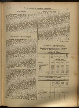 Verordnungs-Blatt für Eisenbahnen und Schiffahrt: Veröffentlichungen in Tarif- und Transport-Angelegenheiten 19050805 Seite: 7