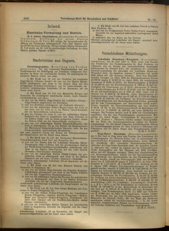 Verordnungs-Blatt für Eisenbahnen und Schiffahrt: Veröffentlichungen in Tarif- und Transport-Angelegenheiten 19050815 Seite: 5