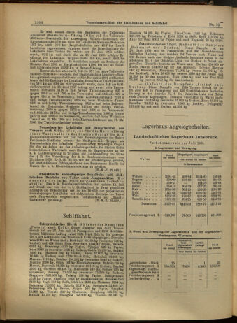 Verordnungs-Blatt für Eisenbahnen und Schiffahrt: Veröffentlichungen in Tarif- und Transport-Angelegenheiten 19050817 Seite: 6