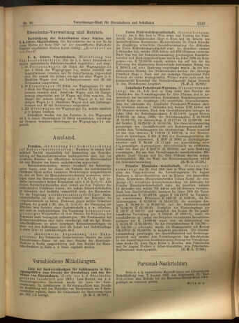 Verordnungs-Blatt für Eisenbahnen und Schiffahrt: Veröffentlichungen in Tarif- und Transport-Angelegenheiten 19050819 Seite: 3