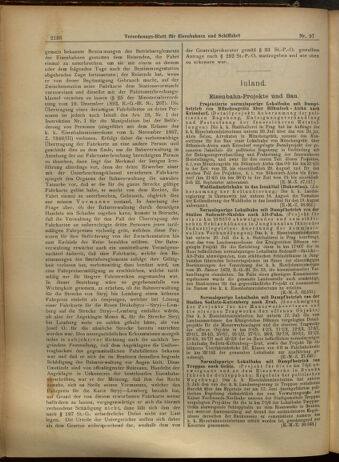 Verordnungs-Blatt für Eisenbahnen und Schiffahrt: Veröffentlichungen in Tarif- und Transport-Angelegenheiten 19050822 Seite: 2