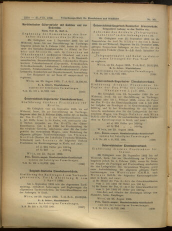 Verordnungs-Blatt für Eisenbahnen und Schiffahrt: Veröffentlichungen in Tarif- und Transport-Angelegenheiten 19050831 Seite: 12