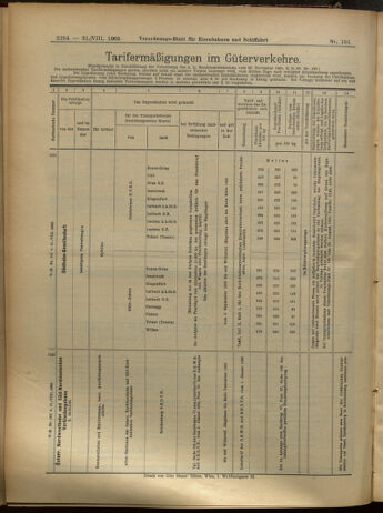 Verordnungs-Blatt für Eisenbahnen und Schiffahrt: Veröffentlichungen in Tarif- und Transport-Angelegenheiten 19050831 Seite: 16