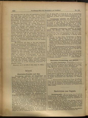 Verordnungs-Blatt für Eisenbahnen und Schiffahrt: Veröffentlichungen in Tarif- und Transport-Angelegenheiten 19050907 Seite: 2