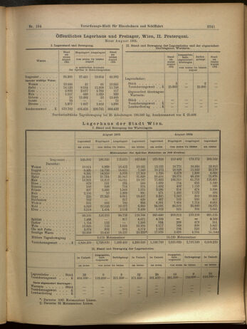 Verordnungs-Blatt für Eisenbahnen und Schiffahrt: Veröffentlichungen in Tarif- und Transport-Angelegenheiten 19050907 Seite: 5