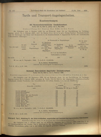 Verordnungs-Blatt für Eisenbahnen und Schiffahrt: Veröffentlichungen in Tarif- und Transport-Angelegenheiten 19050912 Seite: 17