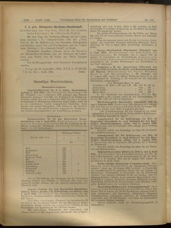 Verordnungs-Blatt für Eisenbahnen und Schiffahrt: Veröffentlichungen in Tarif- und Transport-Angelegenheiten 19050914 Seite: 11