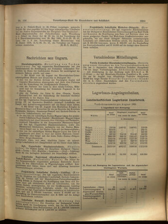 Verordnungs-Blatt für Eisenbahnen und Schiffahrt: Veröffentlichungen in Tarif- und Transport-Angelegenheiten 19050914 Seite: 6