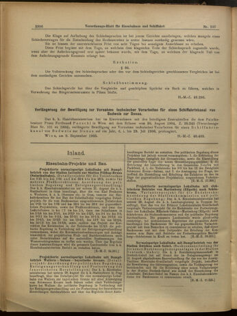 Verordnungs-Blatt für Eisenbahnen und Schiffahrt: Veröffentlichungen in Tarif- und Transport-Angelegenheiten 19050916 Seite: 10