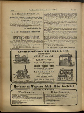 Verordnungs-Blatt für Eisenbahnen und Schiffahrt: Veröffentlichungen in Tarif- und Transport-Angelegenheiten 19050921 Seite: 6