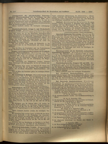 Verordnungs-Blatt für Eisenbahnen und Schiffahrt: Veröffentlichungen in Tarif- und Transport-Angelegenheiten 19050923 Seite: 11