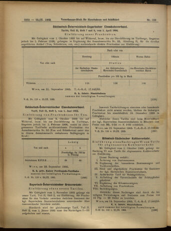 Verordnungs-Blatt für Eisenbahnen und Schiffahrt: Veröffentlichungen in Tarif- und Transport-Angelegenheiten 19050923 Seite: 8