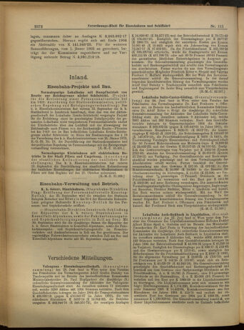 Verordnungs-Blatt für Eisenbahnen und Schiffahrt: Veröffentlichungen in Tarif- und Transport-Angelegenheiten 19050926 Seite: 4