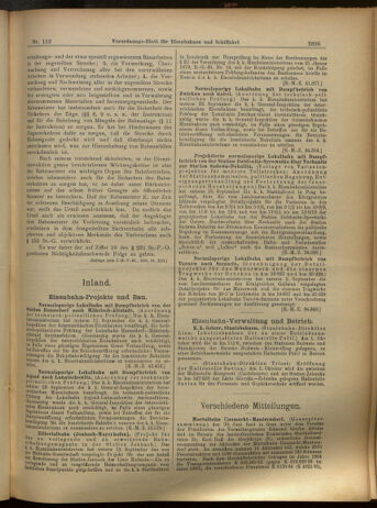 Verordnungs-Blatt für Eisenbahnen und Schiffahrt: Veröffentlichungen in Tarif- und Transport-Angelegenheiten 19050928 Seite: 3