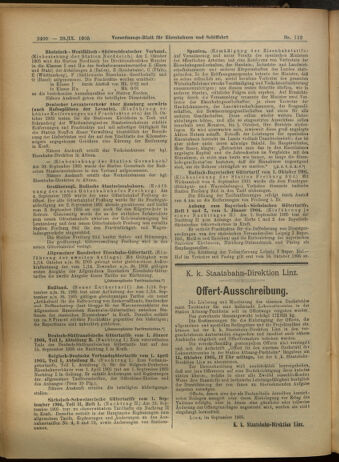 Verordnungs-Blatt für Eisenbahnen und Schiffahrt: Veröffentlichungen in Tarif- und Transport-Angelegenheiten 19050928 Seite: 8