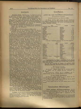 Verordnungs-Blatt für Eisenbahnen und Schiffahrt: Veröffentlichungen in Tarif- und Transport-Angelegenheiten 19050930 Seite: 4