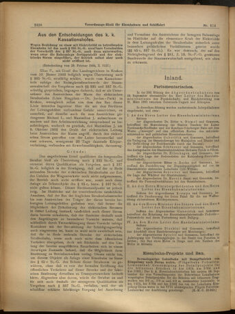 Verordnungs-Blatt für Eisenbahnen und Schiffahrt: Veröffentlichungen in Tarif- und Transport-Angelegenheiten 19051003 Seite: 2