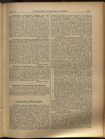 Verordnungs-Blatt für Eisenbahnen und Schiffahrt: Veröffentlichungen in Tarif- und Transport-Angelegenheiten 19051003 Seite: 3