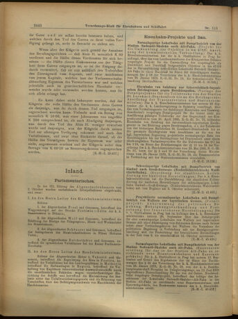 Verordnungs-Blatt für Eisenbahnen und Schiffahrt: Veröffentlichungen in Tarif- und Transport-Angelegenheiten 19051005 Seite: 2