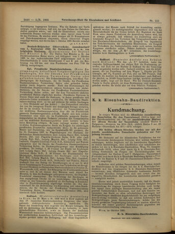 Verordnungs-Blatt für Eisenbahnen und Schiffahrt: Veröffentlichungen in Tarif- und Transport-Angelegenheiten 19051005 Seite: 8