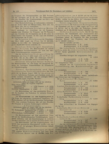 Verordnungs-Blatt für Eisenbahnen und Schiffahrt: Veröffentlichungen in Tarif- und Transport-Angelegenheiten 19051007 Seite: 11