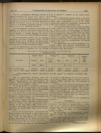 Verordnungs-Blatt für Eisenbahnen und Schiffahrt: Veröffentlichungen in Tarif- und Transport-Angelegenheiten 19051007 Seite: 5