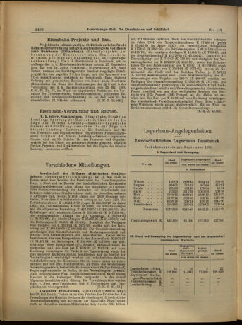 Verordnungs-Blatt für Eisenbahnen und Schiffahrt: Veröffentlichungen in Tarif- und Transport-Angelegenheiten 19051010 Seite: 5