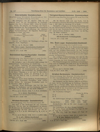 Verordnungs-Blatt für Eisenbahnen und Schiffahrt: Veröffentlichungen in Tarif- und Transport-Angelegenheiten 19051010 Seite: 8