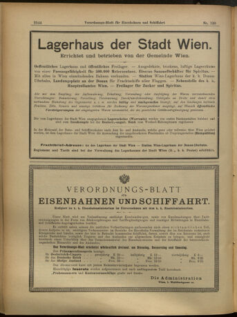 Verordnungs-Blatt für Eisenbahnen und Schiffahrt: Veröffentlichungen in Tarif- und Transport-Angelegenheiten 19051017 Seite: 4