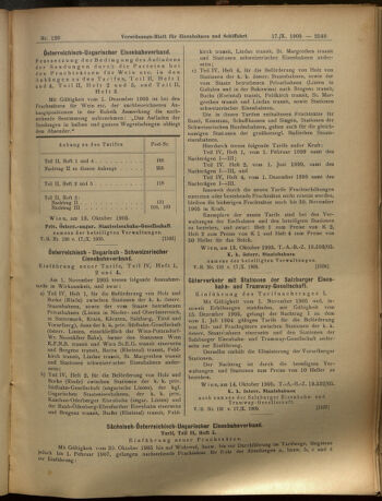 Verordnungs-Blatt für Eisenbahnen und Schiffahrt: Veröffentlichungen in Tarif- und Transport-Angelegenheiten 19051017 Seite: 9