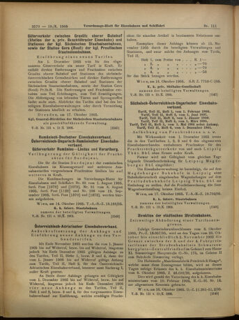 Verordnungs-Blatt für Eisenbahnen und Schiffahrt: Veröffentlichungen in Tarif- und Transport-Angelegenheiten 19051019 Seite: 10