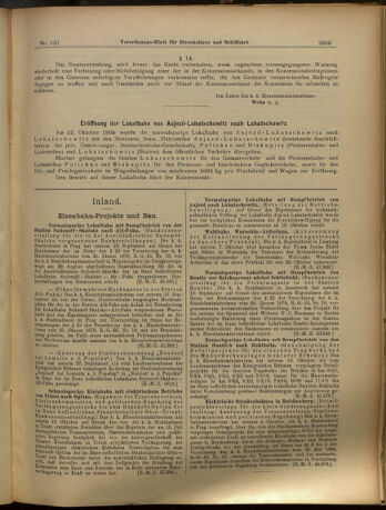 Verordnungs-Blatt für Eisenbahnen und Schiffahrt: Veröffentlichungen in Tarif- und Transport-Angelegenheiten 19051019 Seite: 5