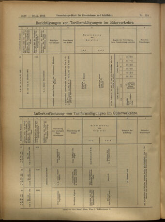 Verordnungs-Blatt für Eisenbahnen und Schiffahrt: Veröffentlichungen in Tarif- und Transport-Angelegenheiten 19051026 Seite: 16