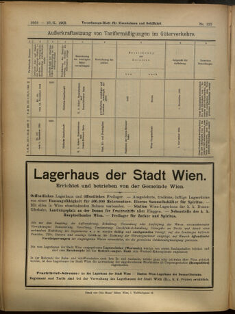 Verordnungs-Blatt für Eisenbahnen und Schiffahrt: Veröffentlichungen in Tarif- und Transport-Angelegenheiten 19051028 Seite: 32