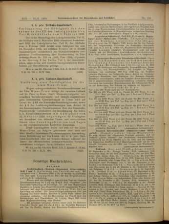 Verordnungs-Blatt für Eisenbahnen und Schiffahrt: Veröffentlichungen in Tarif- und Transport-Angelegenheiten 19051031 Seite: 10