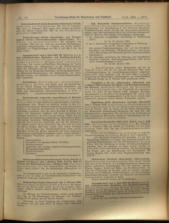 Verordnungs-Blatt für Eisenbahnen und Schiffahrt: Veröffentlichungen in Tarif- und Transport-Angelegenheiten 19051031 Seite: 11