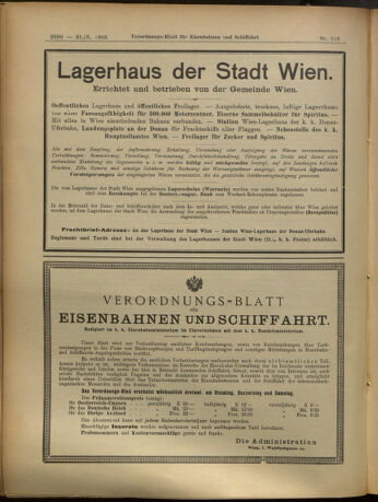 Verordnungs-Blatt für Eisenbahnen und Schiffahrt: Veröffentlichungen in Tarif- und Transport-Angelegenheiten 19051031 Seite: 12