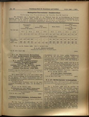 Verordnungs-Blatt für Eisenbahnen und Schiffahrt: Veröffentlichungen in Tarif- und Transport-Angelegenheiten 19051031 Seite: 7