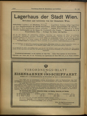 Verordnungs-Blatt für Eisenbahnen und Schiffahrt: Veröffentlichungen in Tarif- und Transport-Angelegenheiten 19051109 Seite: 8