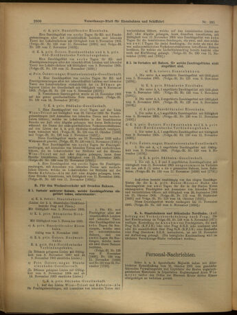 Verordnungs-Blatt für Eisenbahnen und Schiffahrt: Veröffentlichungen in Tarif- und Transport-Angelegenheiten 19051114 Seite: 4