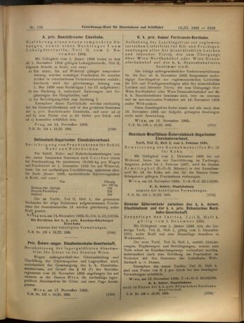 Verordnungs-Blatt für Eisenbahnen und Schiffahrt: Veröffentlichungen in Tarif- und Transport-Angelegenheiten 19051118 Seite: 9