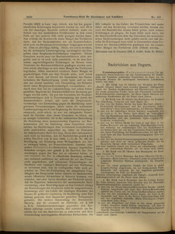 Verordnungs-Blatt für Eisenbahnen und Schiffahrt: Veröffentlichungen in Tarif- und Transport-Angelegenheiten 19051128 Seite: 2