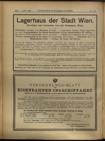 Verordnungs-Blatt für Eisenbahnen und Schiffahrt: Veröffentlichungen in Tarif- und Transport-Angelegenheiten 19051202 Seite: 8