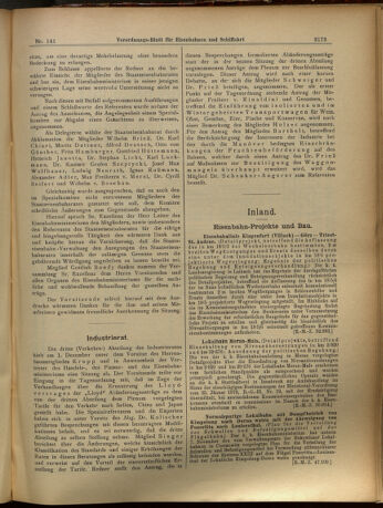 Verordnungs-Blatt für Eisenbahnen und Schiffahrt: Veröffentlichungen in Tarif- und Transport-Angelegenheiten 19051207 Seite: 5