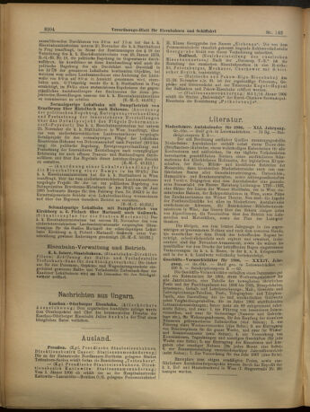 Verordnungs-Blatt für Eisenbahnen und Schiffahrt: Veröffentlichungen in Tarif- und Transport-Angelegenheiten 19051212 Seite: 4