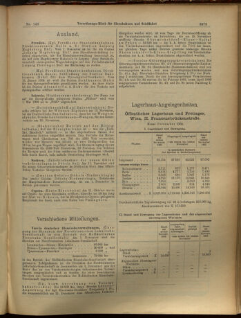 Verordnungs-Blatt für Eisenbahnen und Schiffahrt: Veröffentlichungen in Tarif- und Transport-Angelegenheiten 19051214 Seite: 15